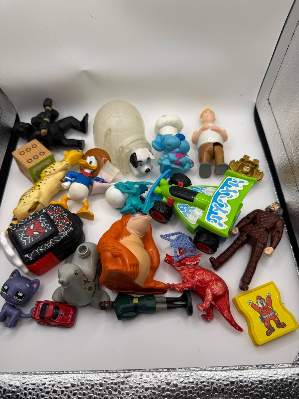 Assorted Toys Vintage 90s to Now, Dalmatian’s, McDonald’s, Jungle Book Spiderman